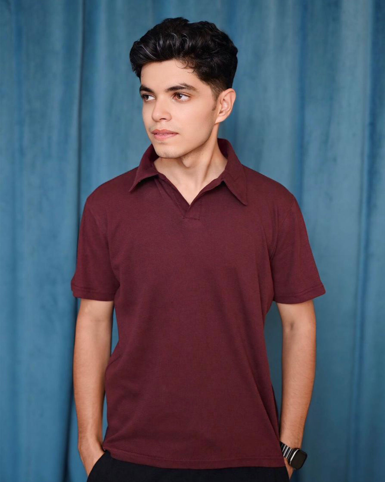 Forest Grid Polo Shirt