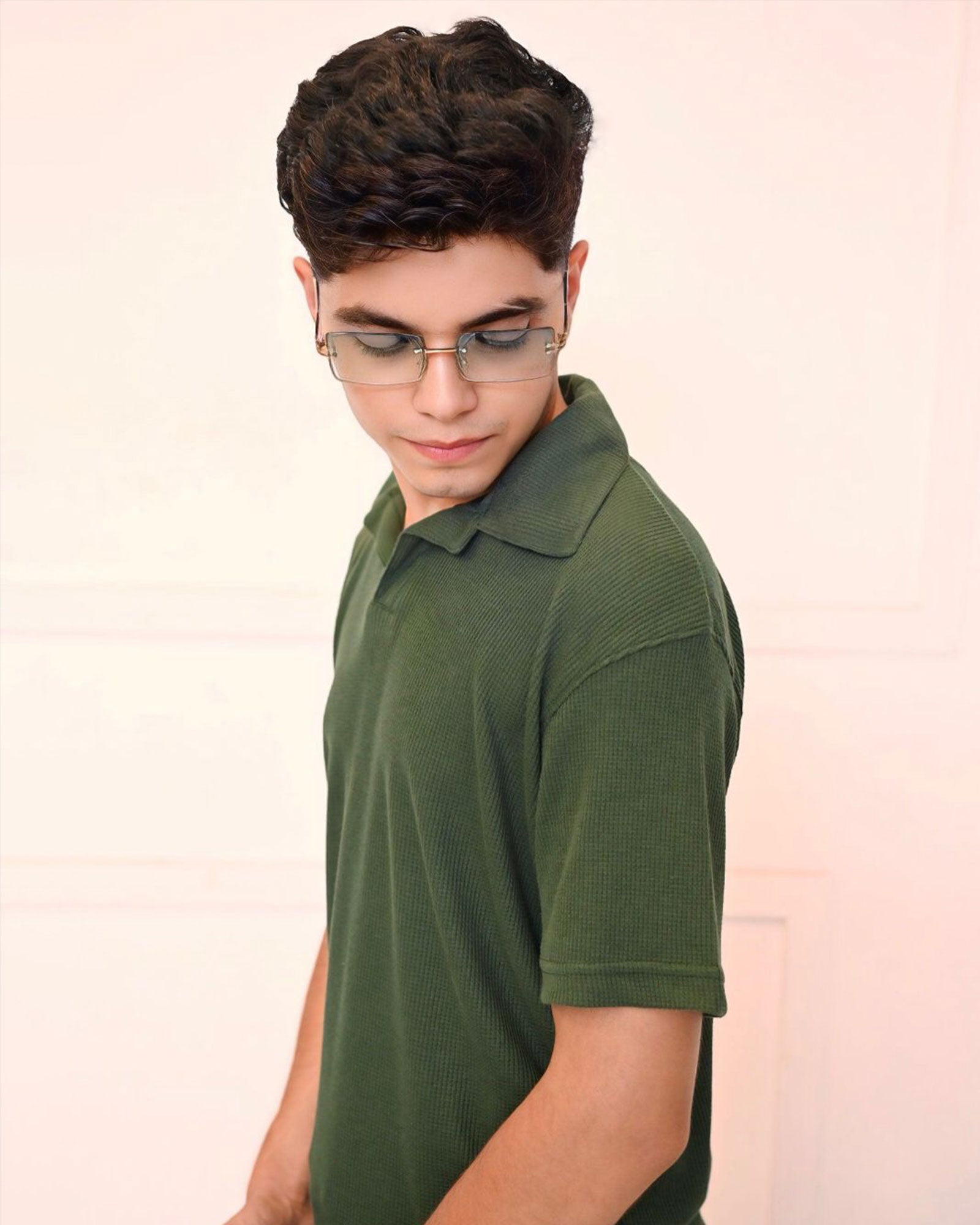 Forest Grid Polo Shirt