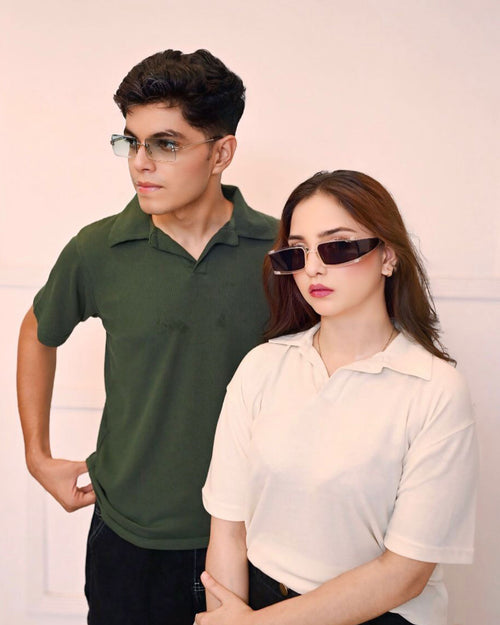Forest Grid Polo Shirt